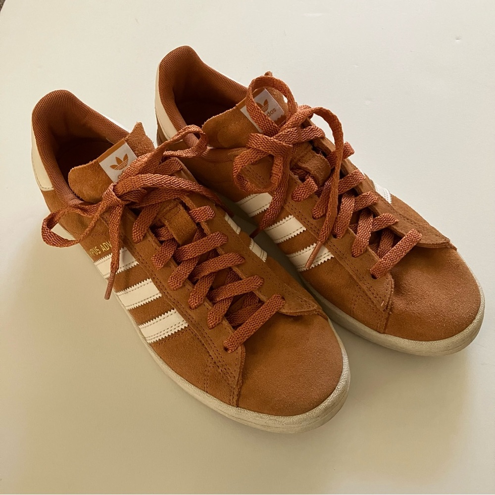 Adidas Men’s Campus ADV Skateboard Shoes. Copper. Size 7